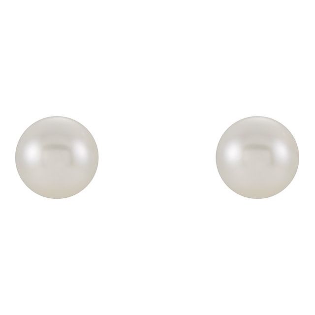 Pearl Stud Earrings