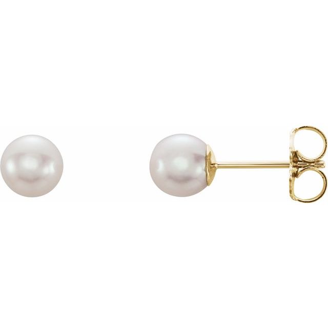 Pearl Stud Earrings