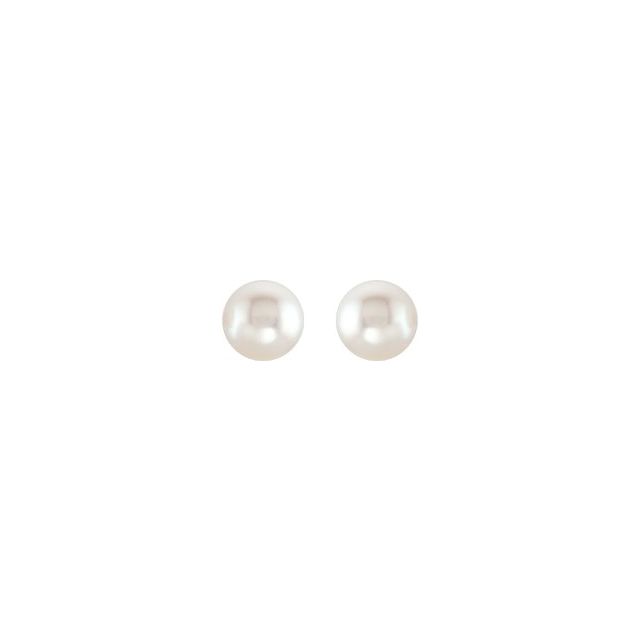 Pearl Stud Earrings