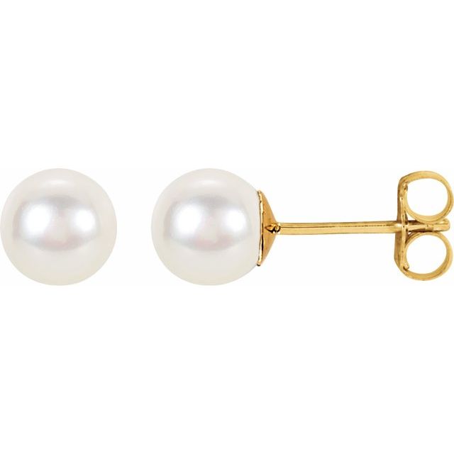 Pearl Stud Earrings