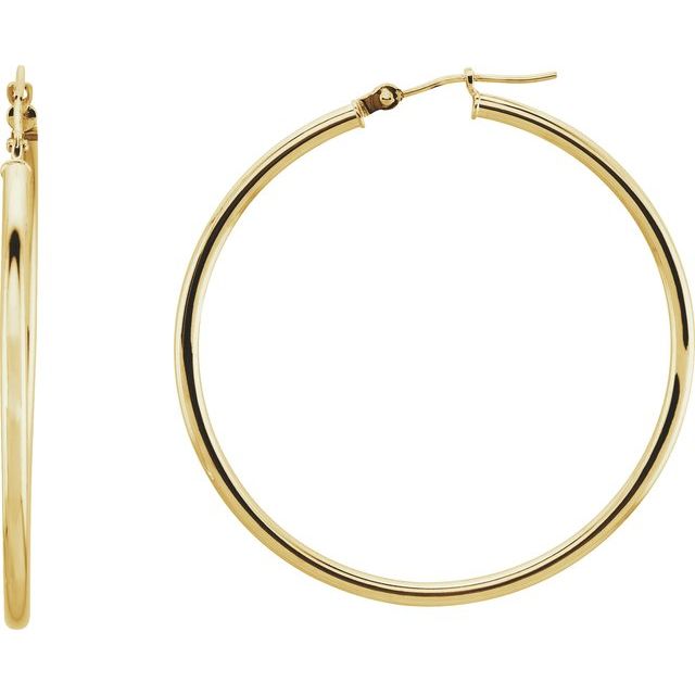 Tube Hoop Earrings