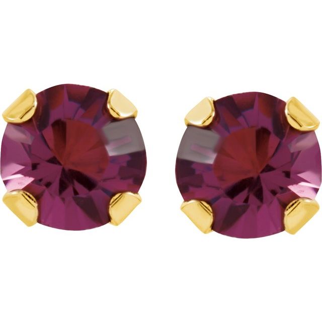 Inverness® Piercing Birthstone Stud Earrings
