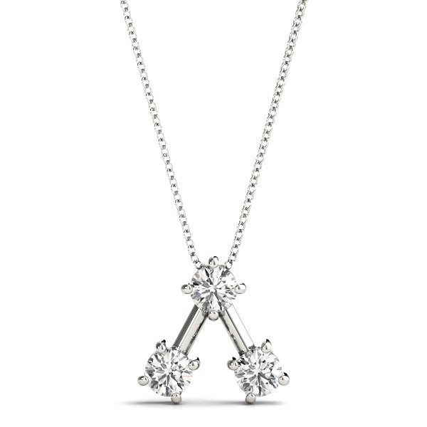 Diamond 3-Stone Pendant