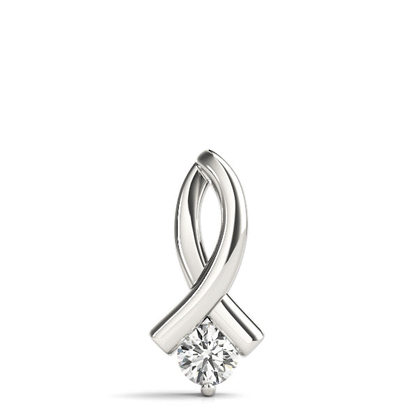 0.35 CT Lab Diamond Solitaire Pendant
