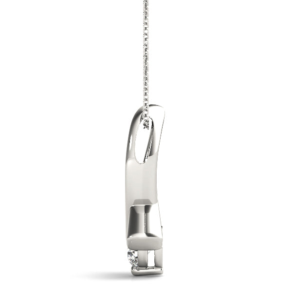 0.35 CT Lab Diamond Solitaire Pendant