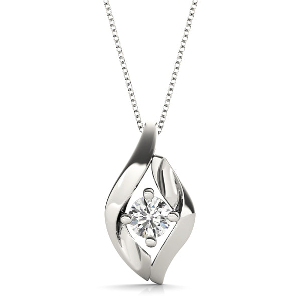 0.33 CT Lab Diamond Solitaire Pendant