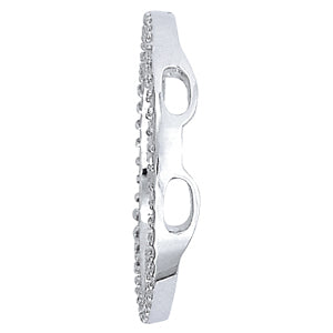 14K Gold Lab Diamond Circle Pendant