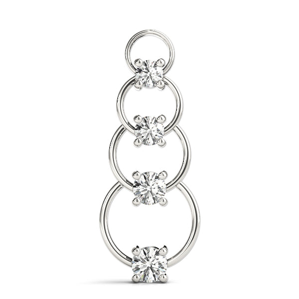 Multi-Stone Lab Diamond Journey Pendant