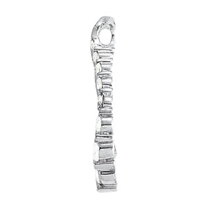 Lab Diamond Journey Pendant in 14K Gold