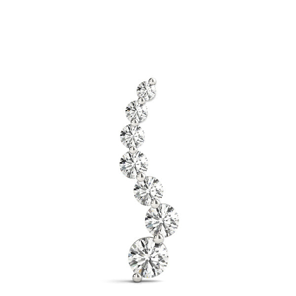 14K Gold Lab Diamond Journey Pendant