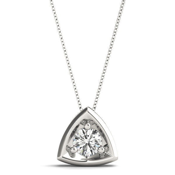 1 CT Lab Diamond Solitaire Pendant