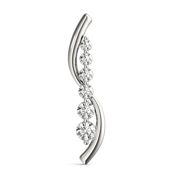 Multi-Stone Lab Diamond Journey Pendant