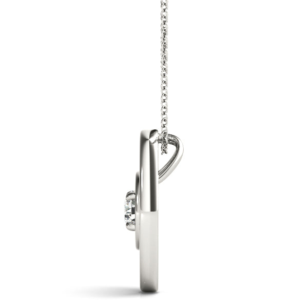 0.1CT Lab Diamond Solitaire Pendant