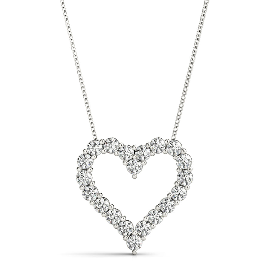 Diamond Lab Grown Heart Pendant