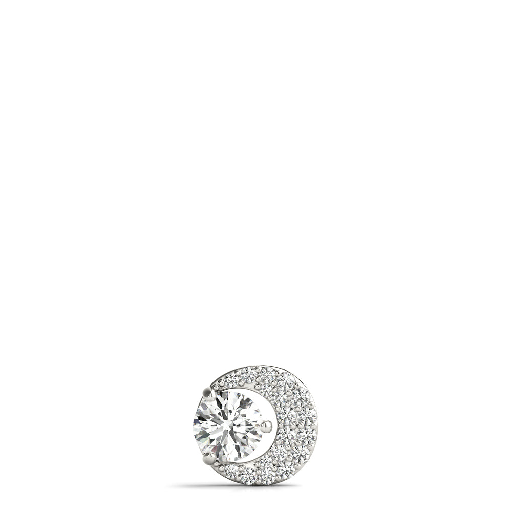 Multi-Diamond Round Pendant