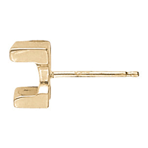 Lab Diamond 0.5CT Round Stud Earrings 14K Gold