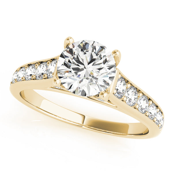 18K Yellow Gold 1.33ctw Round Diamond Ring