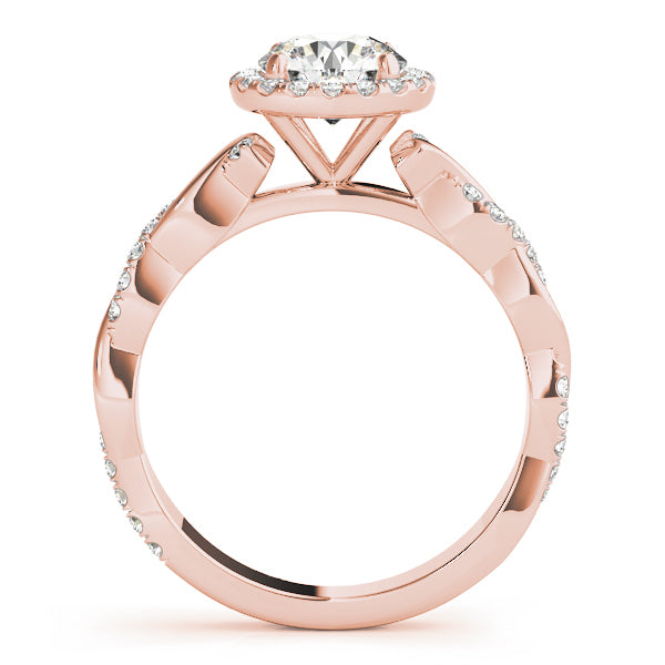 14K Rose Gold 1.33ctw Round Diamond Engagement Ring