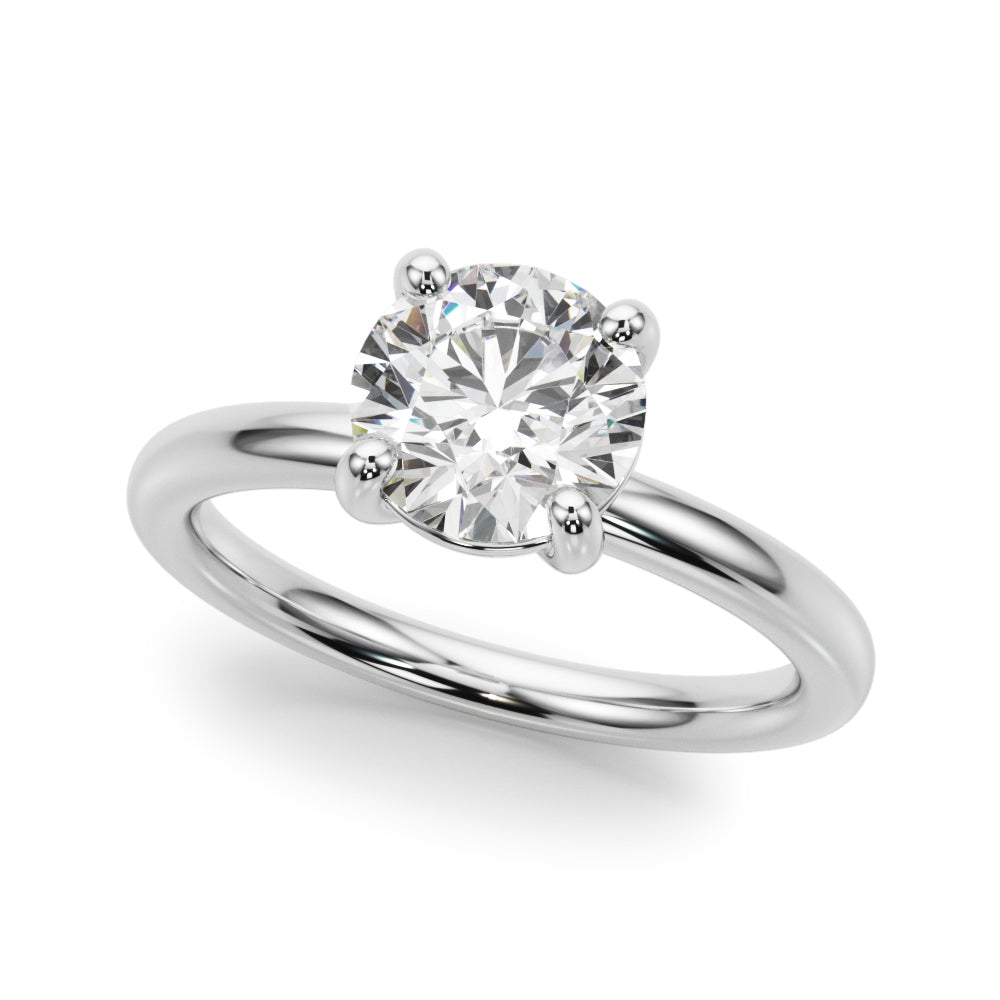1 CT Lab Diamond Solitaire Ring