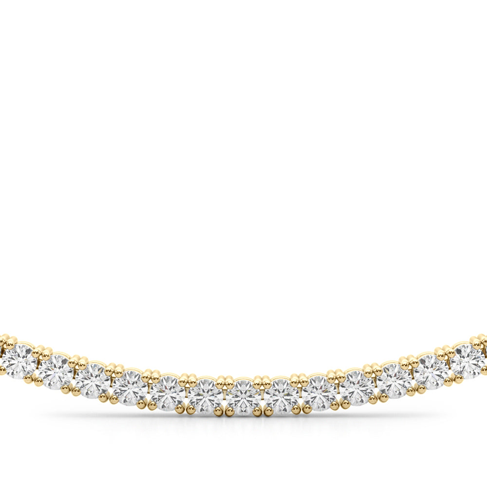 14K Yellow Gold 147 Diamond Pendant Necklace