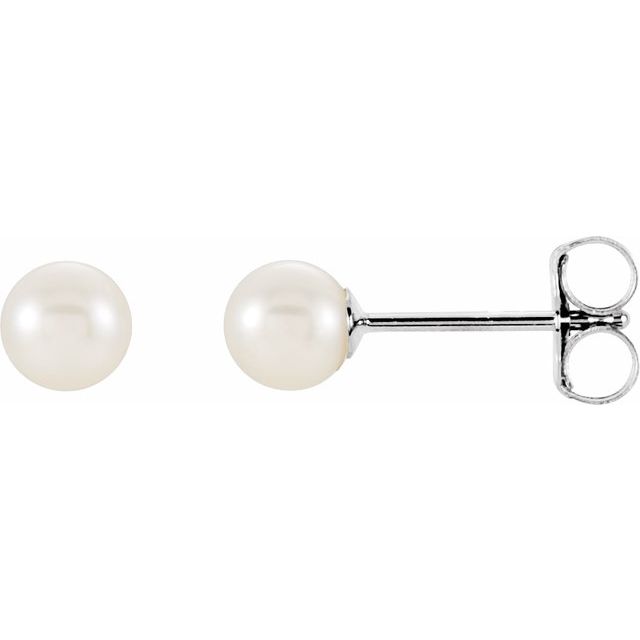 Pearl Stud Earrings