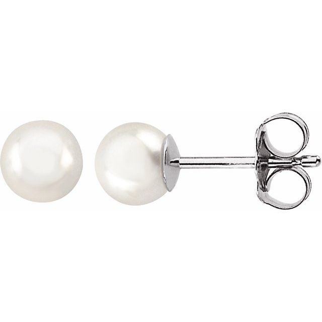 Pearl Stud Earrings