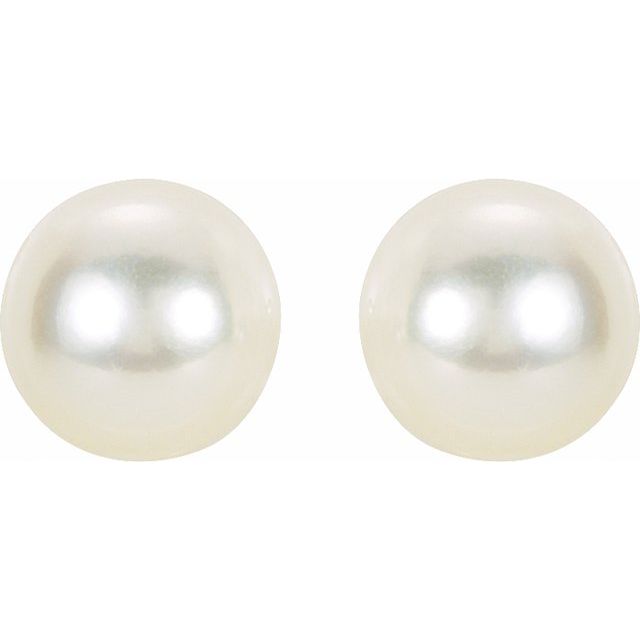 Pearl Stud Earrings