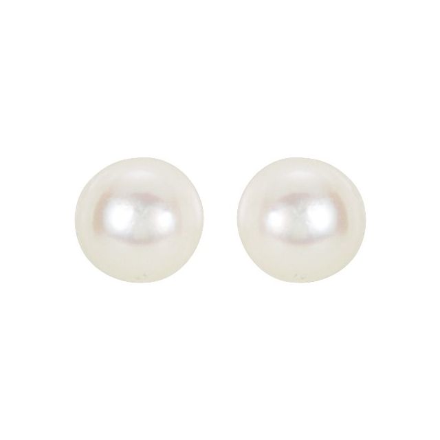 Pearl Stud Earrings