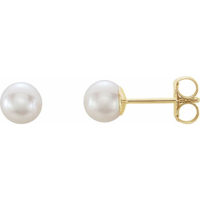 Pearl Stud Earrings