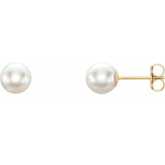 Pearl Stud Earrings