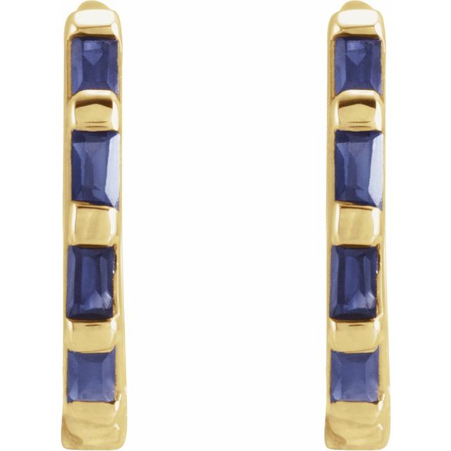 Baguette Huggie Earrings