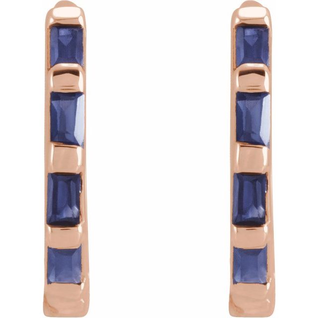Baguette Huggie Earrings