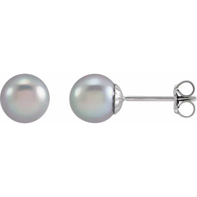 Pearl Stud Earrings