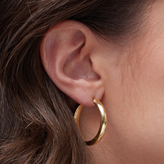 Tube Hoop Earrings