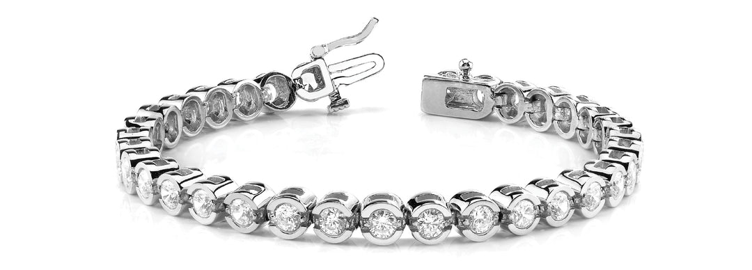 Lab Diamond Bezel Bracelet