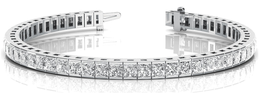 Lab Diamond Square Cut Fashion Bracelet