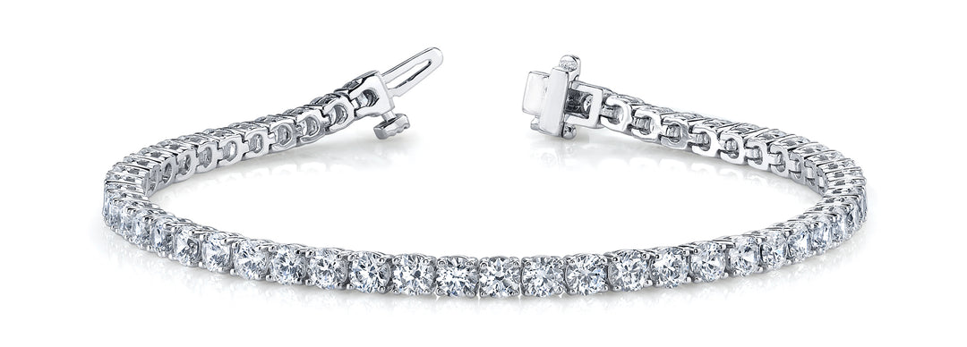 Lab Diamond In-Line Tennis Bracelet