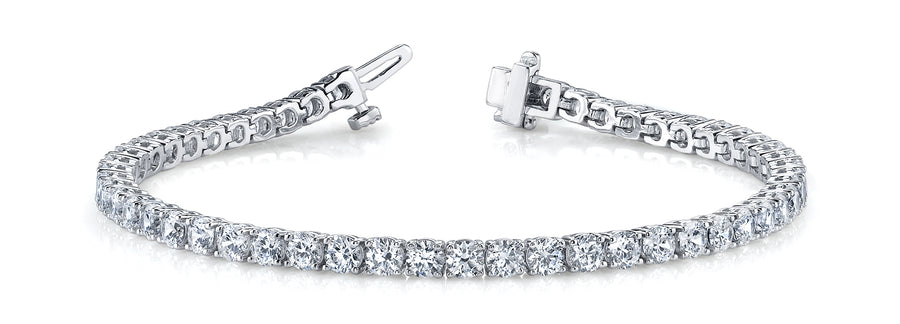 Lab Diamond In-Line Tennis Bracelet