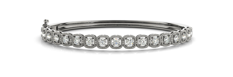 Lab Diamond Multi-Stone Fashion Bangle