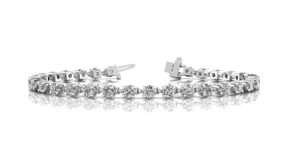 Lab Diamond 4 Prong Tennis Bracelet