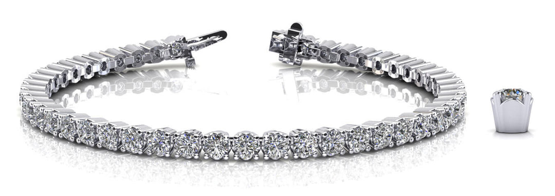 Lab Grown Diamond 14K Gold Tennis Bracelet