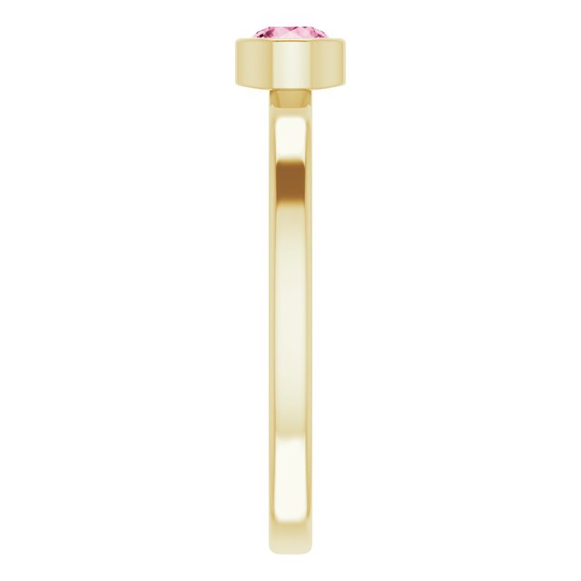 Bezel-Set Solitaire Ring