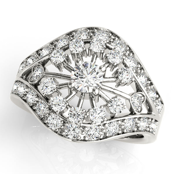 Multi-Diamond Lab Grown Right Hand Statement Ring