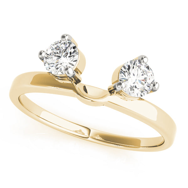 18K Yellow Gold 1/2 CT Diamond Wedding Band