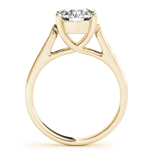 18K Yellow Gold 1.3 ctw Round Diamond Engagement Ring