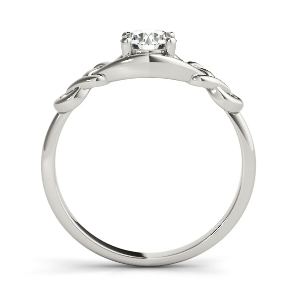 0.5 CT Lab Diamond Love Knot Ring