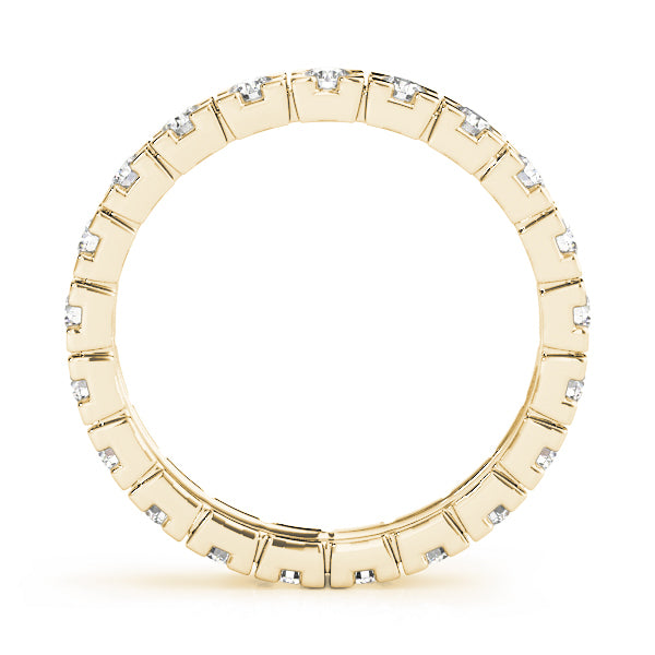 18K Yellow Gold Diamond Wedding Ring