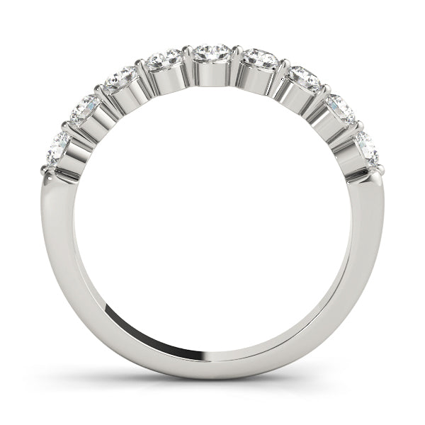 9-Diamond Round Wedding Ring
