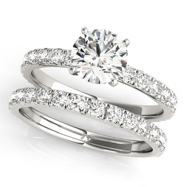 1 CT Round Diamond Engagement Ring