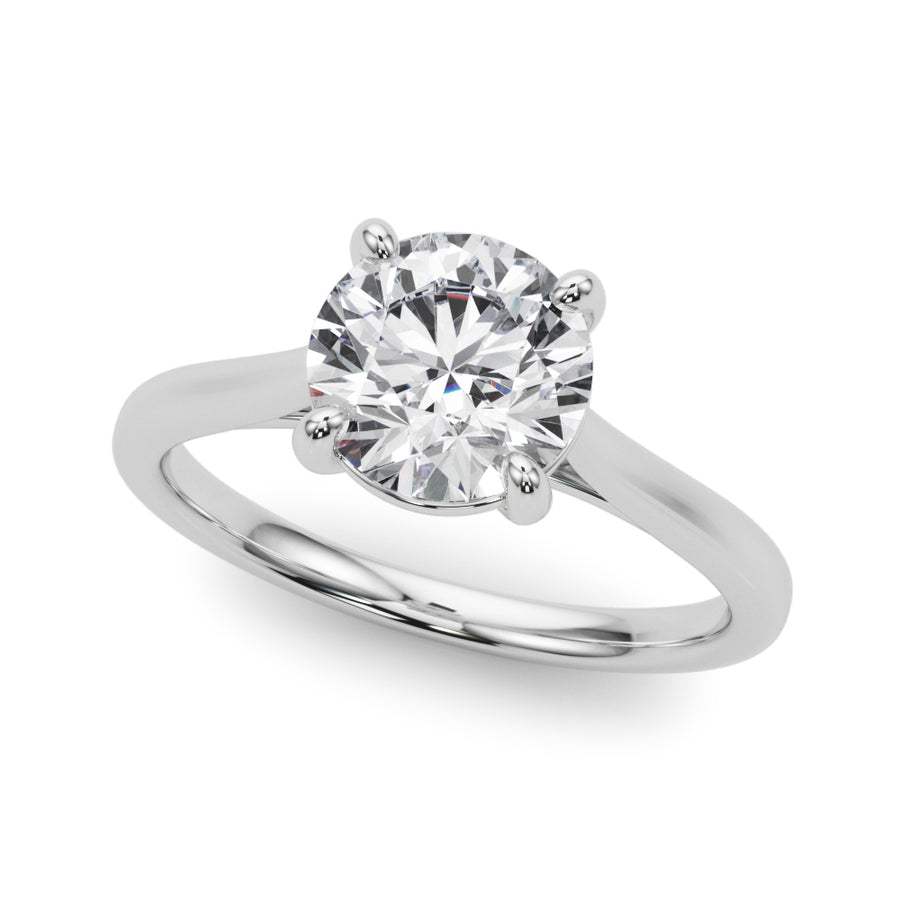 1 CT Lab Diamond Solitaire Ring